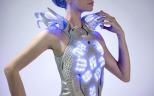 Vestido realizado con impresión 3D