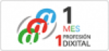 Logo 1 mes 1 profesión digital