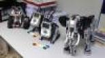 Varios robots de juguete.