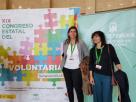 A directora xeral de Xuventude, Participación e Voluntariado, Cecilia Vázquez, e