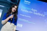 Eva Fernández durante la entrega de los Premios APPS Fundación Telefónica