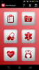 Interfaz de la app Heartkeeper
