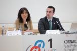 Mar Pereira e Fernando Suárez na presentación da xornada