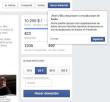 Pantallazo de donaciones en Facebook