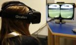 Paciente usando gafas de realidad virtual