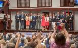 Fotografía da entrega dos premios en Almagro.