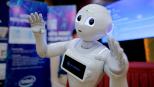 Robot na semana tecnolóxica de China. Foto: Efe.