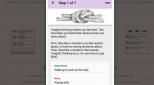 Pantallazo da 'app' Worry Knot, que ofrece consellos para afrontar as preocupacións.