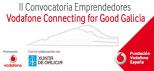 Cartel de Vodafone Connecting for Good Galicia.