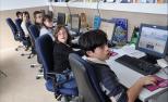 Alumnos que participan nos proxectos de Anxos Urbanos.