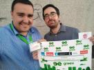 De esquerda a dereita, José Luis Gude e Siro González, na final da Greenweekend celebrada na Coruña.