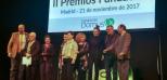 Entrega del premio.