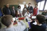 Visita al IES Mestre Landín de Marín.