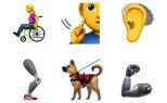 Emojis discapacidade Apple.