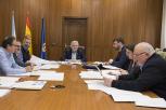 Reunión del jurado en la Diputación de Ourense.