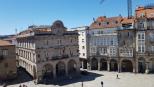 Ayuntamiento de Ourese y Plaza Mayor.