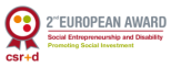 Logo II Edición do Premio Europeo de Emprendemento Social e Discapacidade