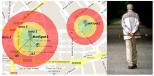 Exemplo de disposición de áreas xeográficas de seguridade
