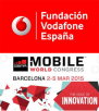 Cartel da Fundación Vodafone España para o MWC 2015