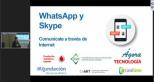 Formación sobre WhatsApp y Skype